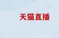 天貓開直播的標準