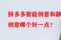 拼多多智能創(chuàng)意和靜態(tài)創(chuàng)意哪個好一點？