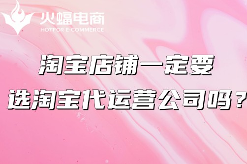 淘寶代運(yùn)營公司怎么